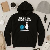 Funny Bowling Tee Spare Hoodie thumb 3