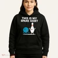 Funny Bowling Tee Spare Hoodie thumb 5