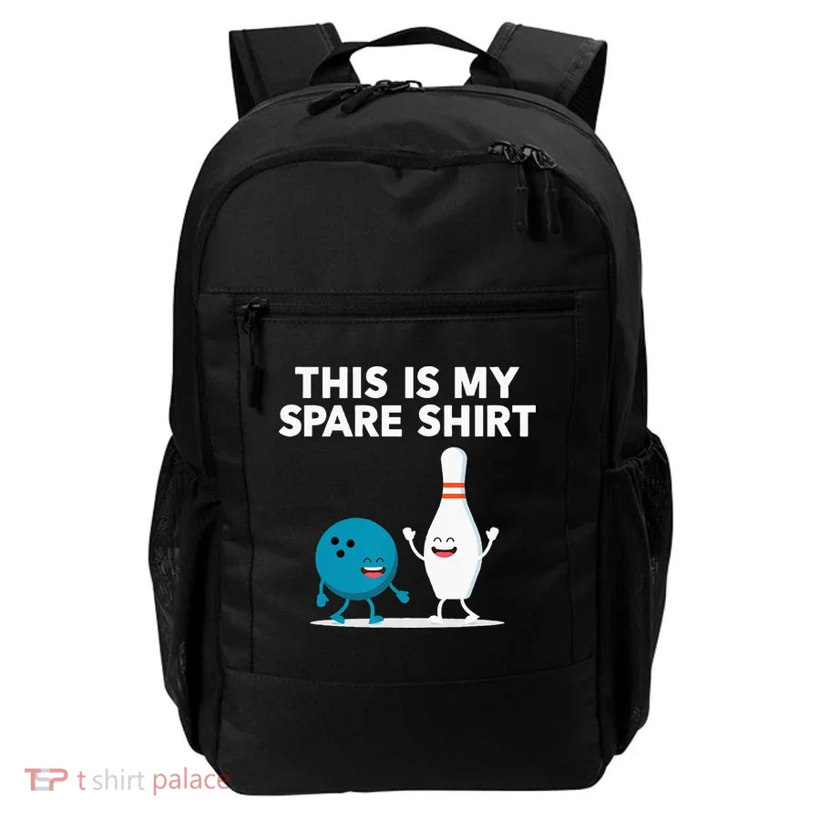 Funny Bowling Tee Spare Backpack