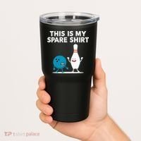 Funny Bowling Tee Spare Tumbler thumb 2