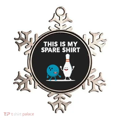 Funny Bowling Tee Spare Ornament