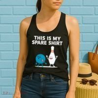 Funny Bowling Tee Spare Women's Tank Top thumb 2