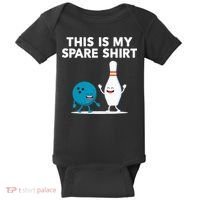 Funny Bowling Tee Spare Baby Bodysuit thumb 0