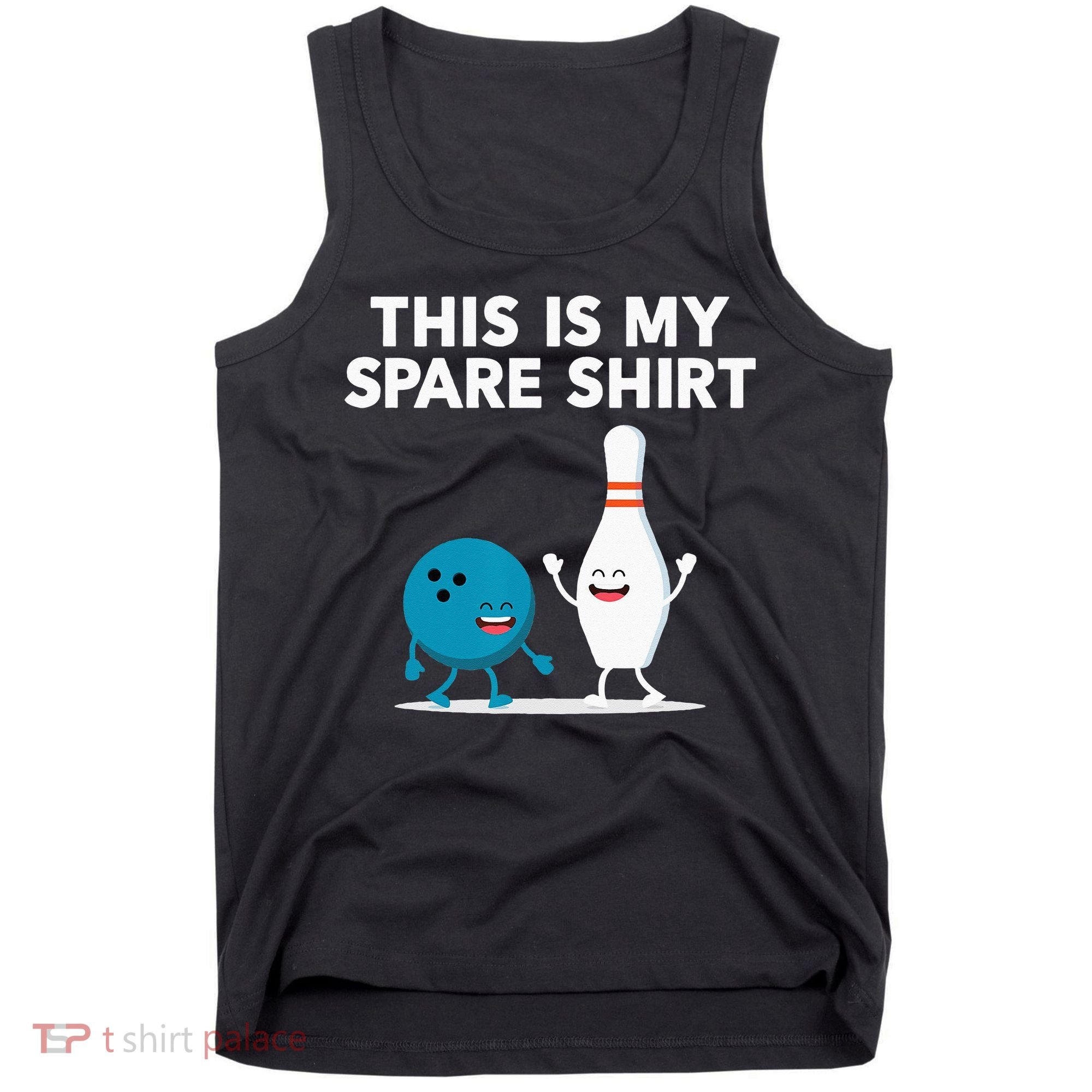 Funny Bowling Tee Spare Tank Top