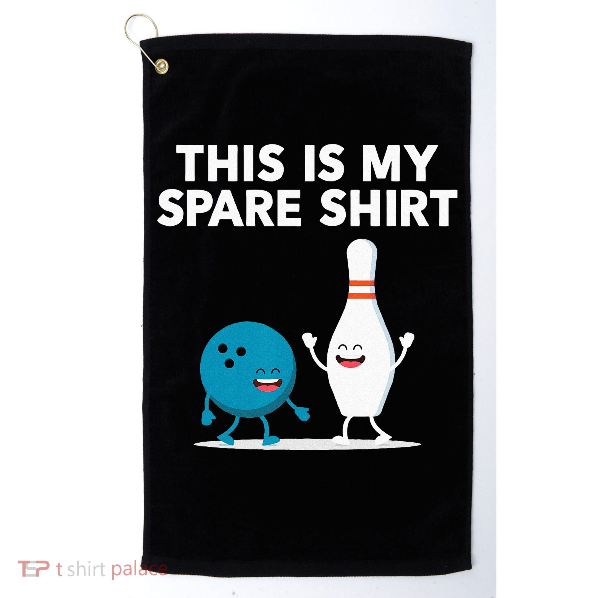 Funny Bowling Tee Spare Golf Towel