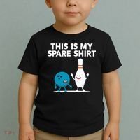Funny Bowling Tee Spare Toddler T-Shirt thumb 2