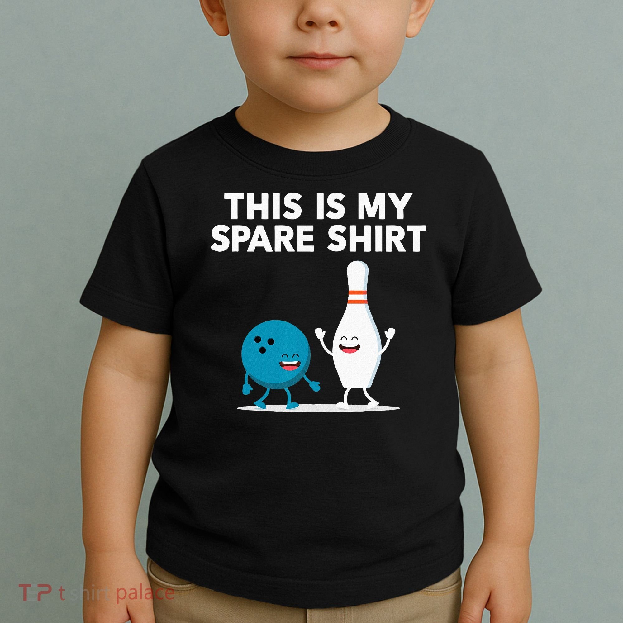 Funny Bowling Tee Spare Toddler T-Shirt