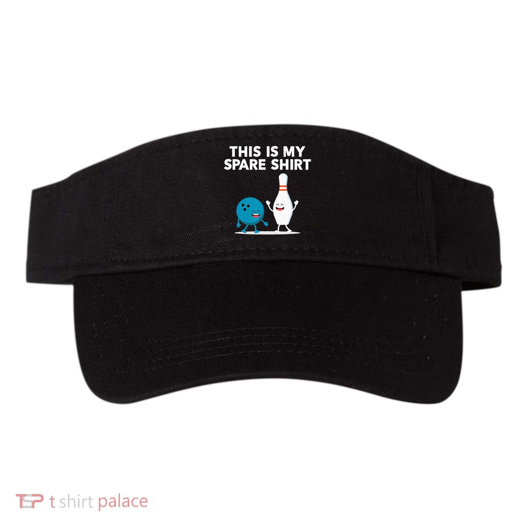 Funny Bowling Tee Spare Visor