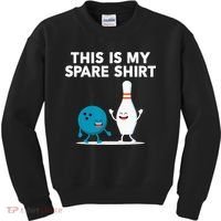 Funny Bowling Tee Spare Kids Sweatshirt thumb 0