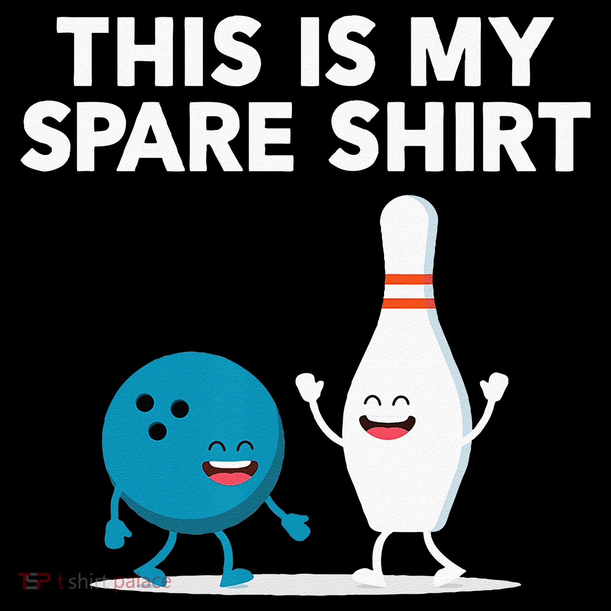 Funny Bowling Tee Spare Kids Long Sleeve Shirt