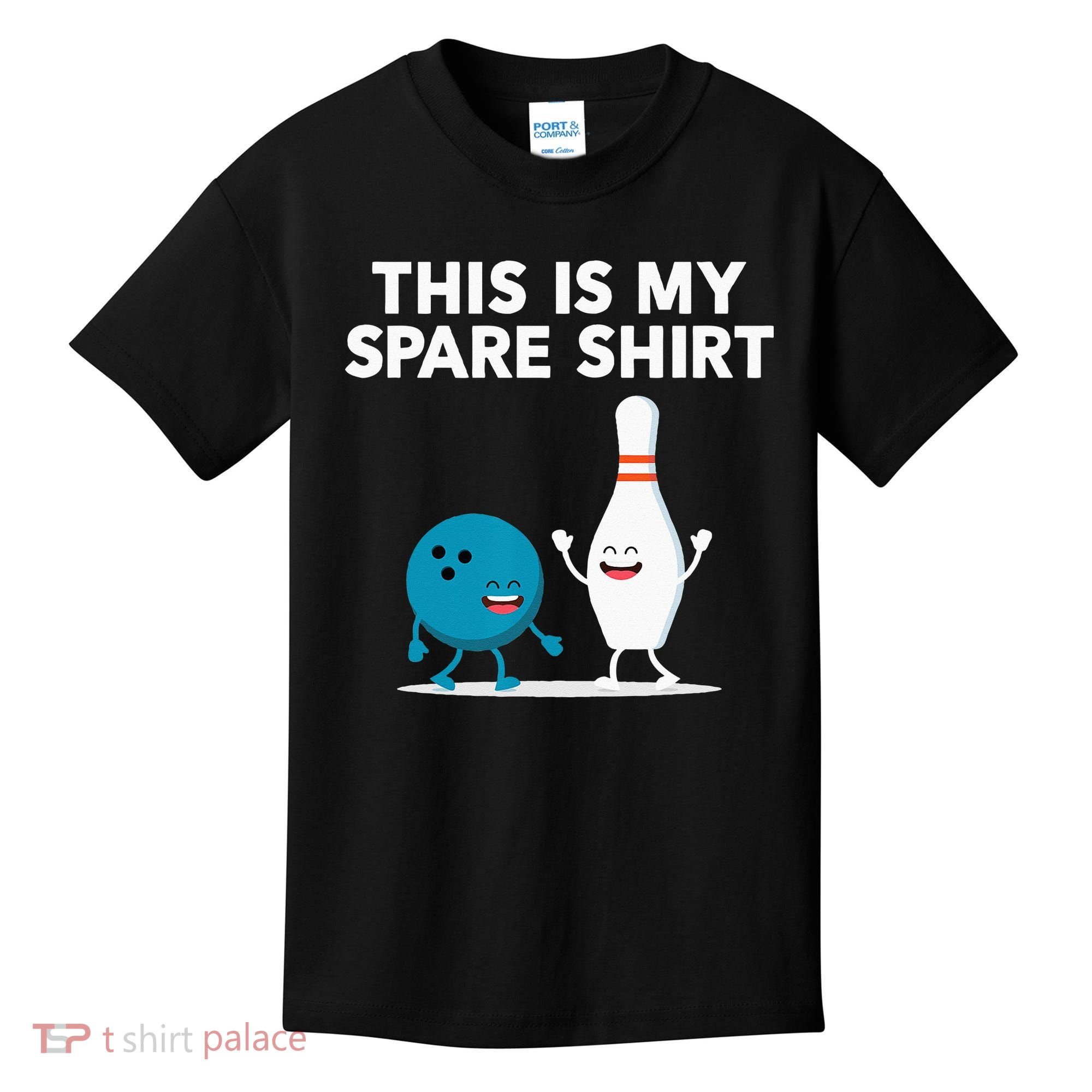 Funny Bowling Tee Spare Kids T-Shirt