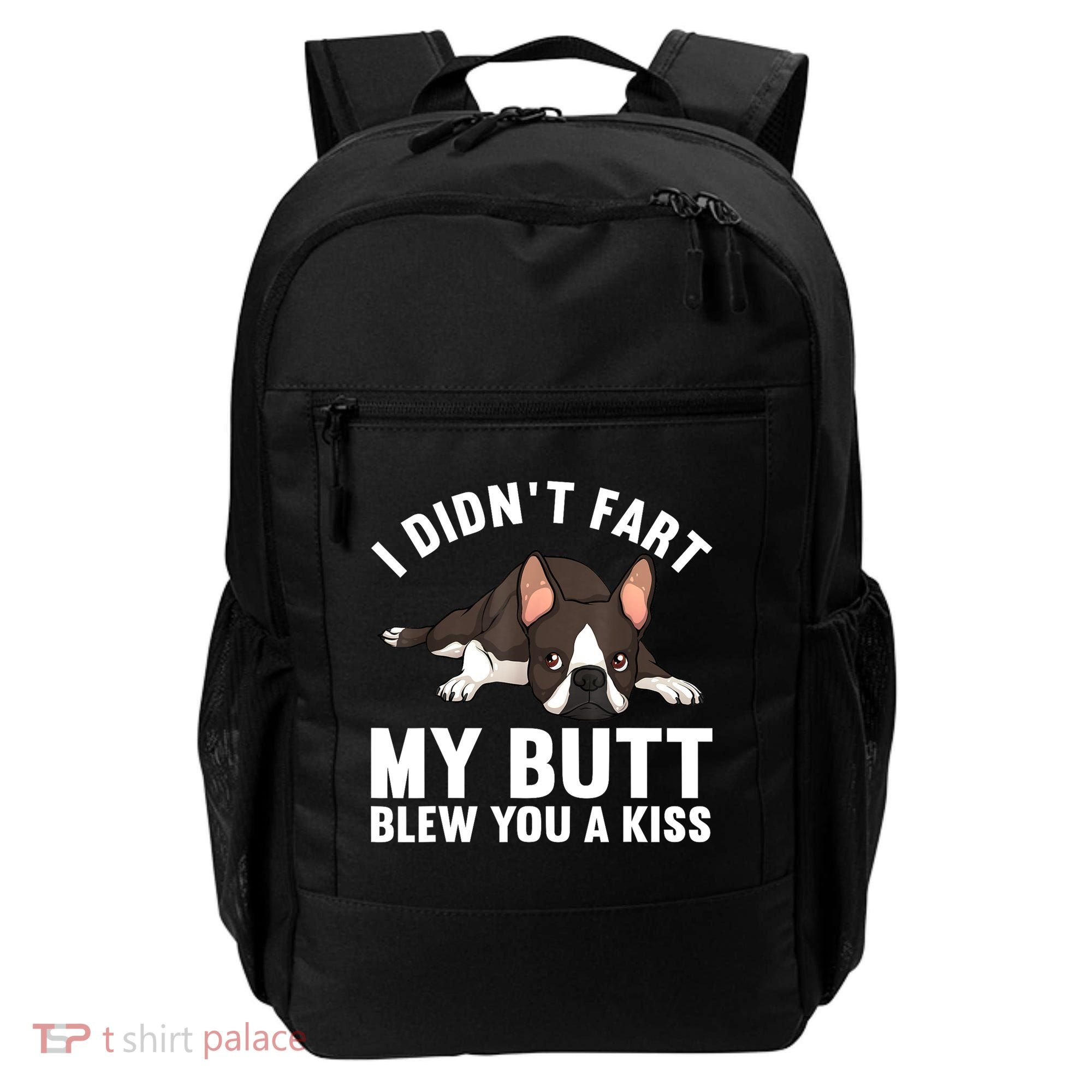 Funny Boston Terrier Art For Boston Terrier Lovers Backpack