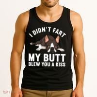 Funny Boston Terrier Art For Boston Terrier Lovers Tank Top thumb 3