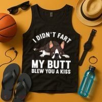 Funny Boston Terrier Art For Boston Terrier Lovers Tank Top thumb 4