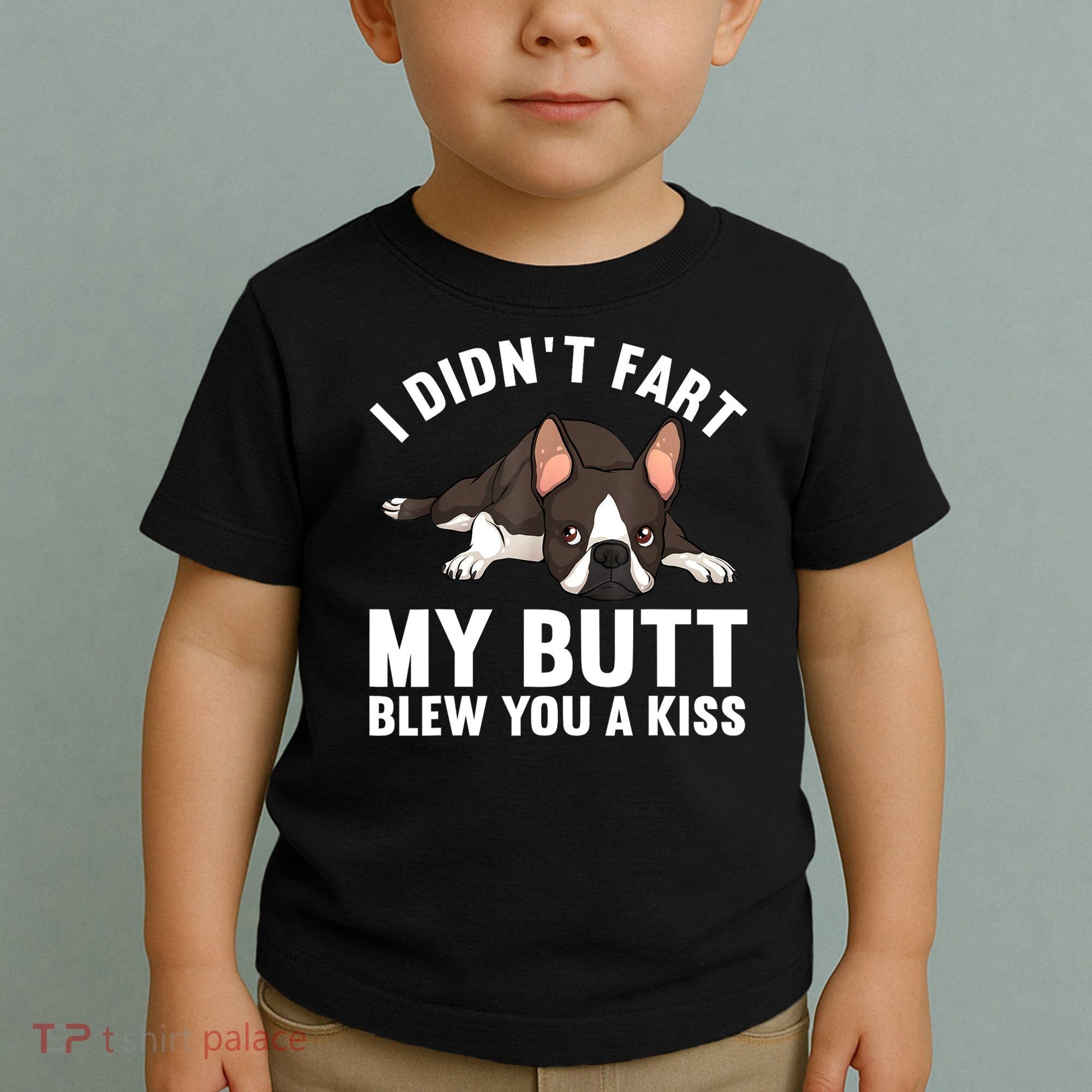 Funny Boston Terrier Art For Boston Terrier Lovers Toddler T-Shirt