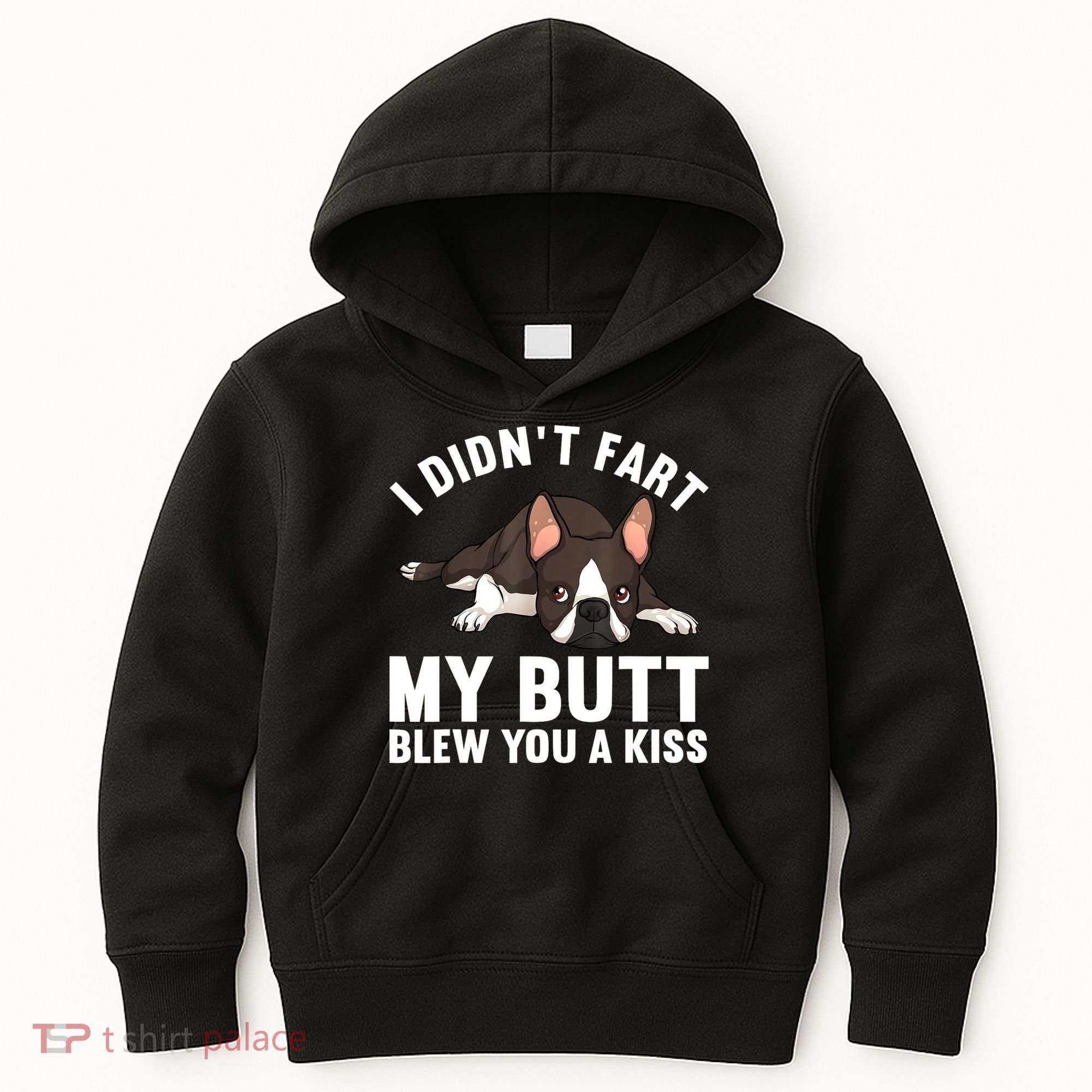 Funny Boston Terrier Art For Boston Terrier Lovers Kids Hoodie