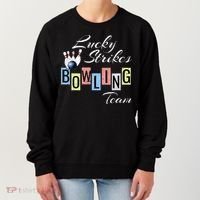 Funny Bowling Team Lucky Strikes Fun Bowler League Women's Sweatshirt thumb 0