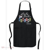 Funny Bowling Team Lucky Strikes Fun Bowler League Apron thumb 0