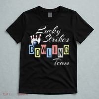 Funny Bowling Team Lucky Strikes Fun Bowler League T-Shirt thumb 5
