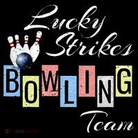 Funny Bowling Team Lucky Strikes Fun Bowler League Women's Hoodie thumb 2