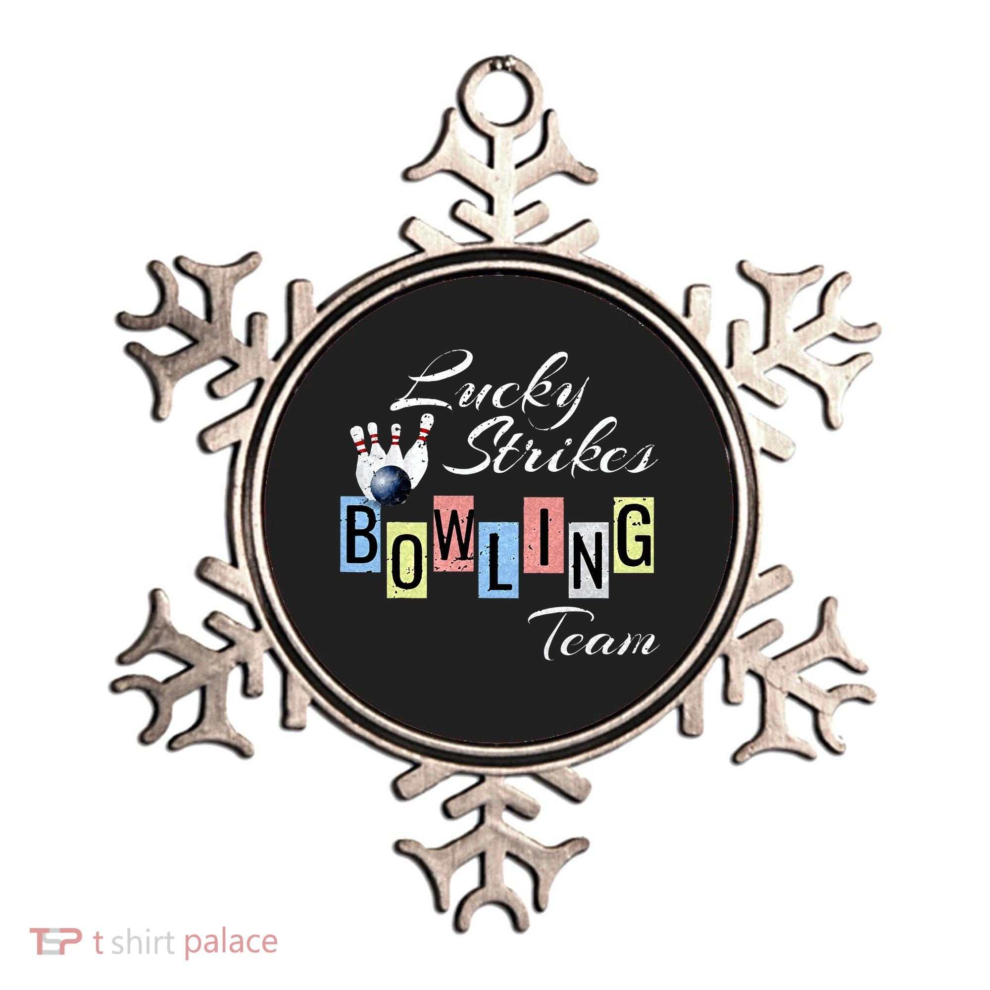 Funny Bowling Team Lucky Strikes Fun Bowler League Ornament