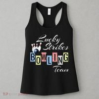 Funny Bowling Team Lucky Strikes Fun Bowler League Women's Tank Top thumb 3
