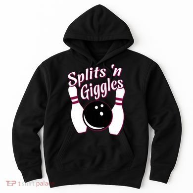 Funny Bowling Team Splits N Giggles Hoodie