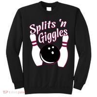 Funny Bowling Team Splits N Giggles Sweatshirt thumb 0