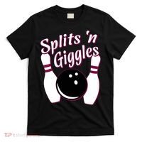 Funny Bowling Team Splits N Giggles T-Shirt thumb 0