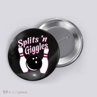 Funny Bowling Team Splits N Giggles Button thumb 0