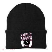 Funny Bowling Team Splits N Giggles Beanie thumb 0