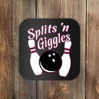 Funny Bowling Team Splits N Giggles Coaster thumb 0