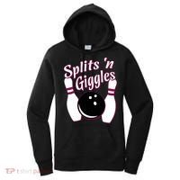 Funny Bowling Team Splits N Giggles Women's Hoodie thumb 0