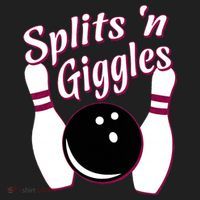 Funny Bowling Team Splits N Giggles Urban Oversized Heavyweight T-Shirt thumb 2