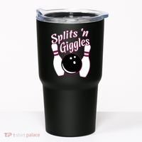 Funny Bowling Team Splits N Giggles Tumbler thumb 0