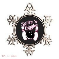 Funny Bowling Team Splits N Giggles Ornament thumb 0