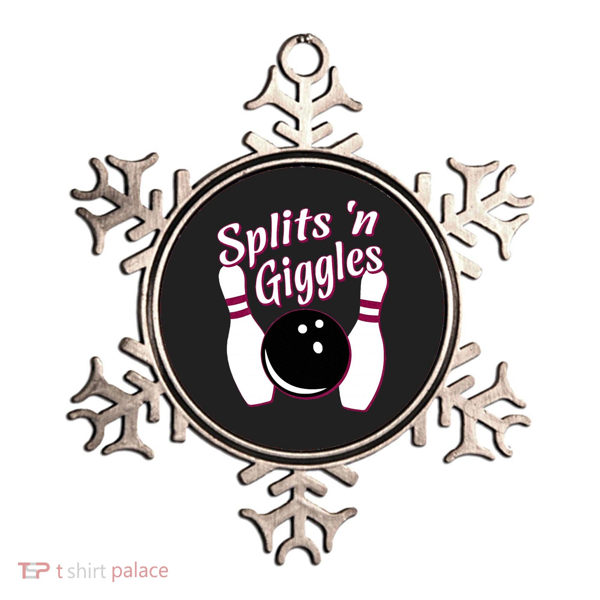 Funny Bowling Team Splits N Giggles Ornament