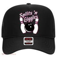 Funny Bowling Team Splits N Giggles Hat thumb 0