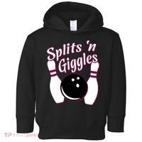 Funny Bowling Team Splits N Giggles Toddler Hoodie thumb 0