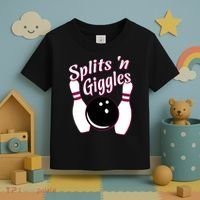 Funny Bowling Team Splits N Giggles Toddler T-Shirt thumb 3