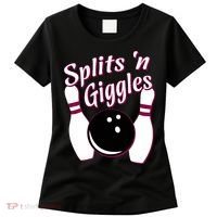 Funny Bowling Team Splits N Giggles Women's T-Shirt thumb 0