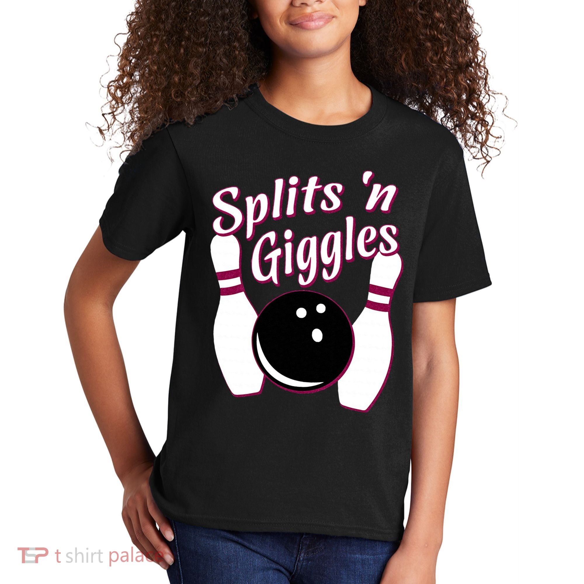 Funny Bowling Team Splits N Giggles Kids T-Shirt