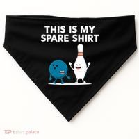 Funny Bowling Tee For Men Women & Spare USA-Made Doggie Bandana thumb 0