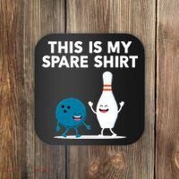 Funny Bowling Tee For Men Women & Spare Coaster thumb 0