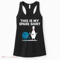 Funny Bowling Tee For Men Women & Spare Women's Tank Top thumb 0