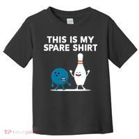 Funny Bowling Tee For Men Women & Spare Toddler T-Shirt thumb 0