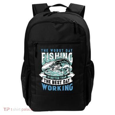 Fishing Better Than Working Backpack