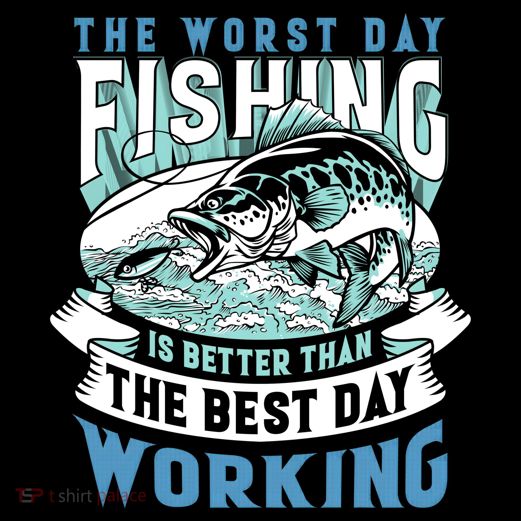 Fishing Better Than Working Backpack