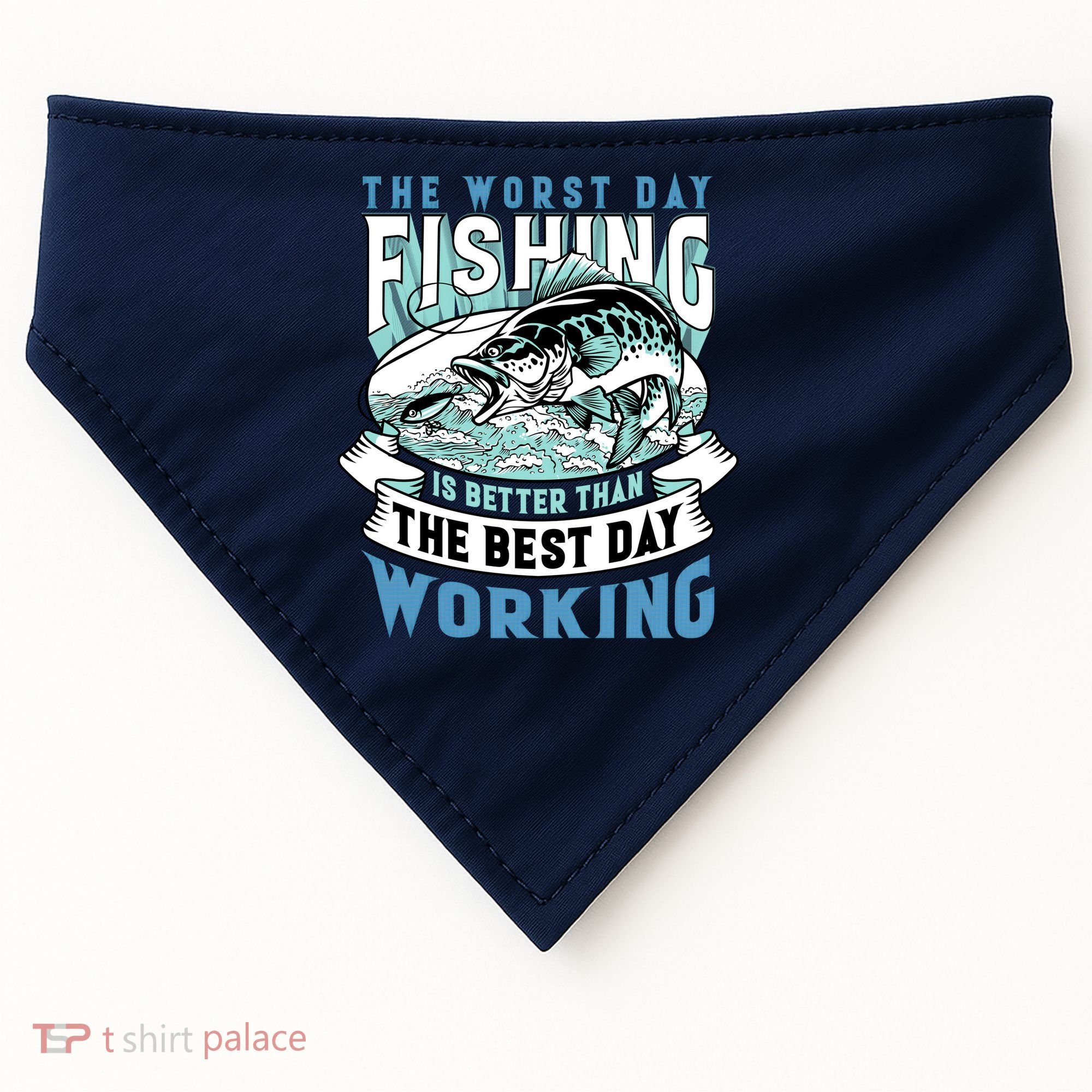 Fishing Better Than Working USA-Made Doggie Bandana