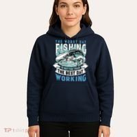 Fishing Better Than Working Hoodie thumb 5